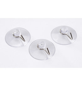 SUCTION CUPS W/HOOKS 3/4" 6pc