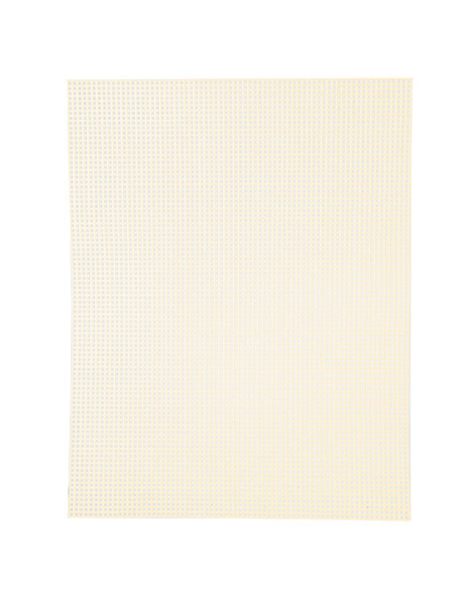 PLASTIC CANVAS 10½" x 13½" YELLOW