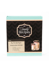 RECIPE BINDER: TEAL & BLACK