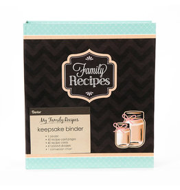 RECIPE BINDER: TEAL & BLACK