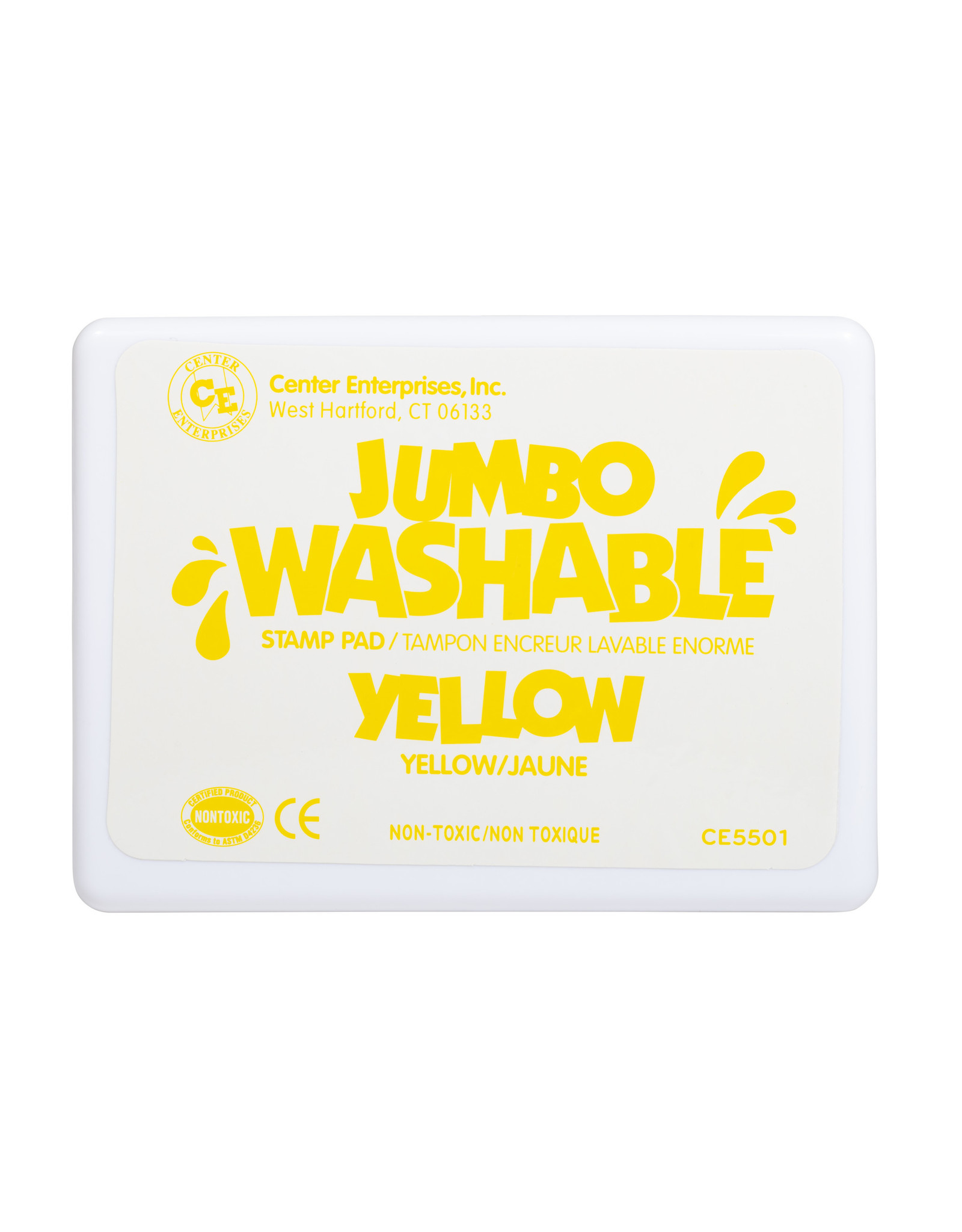 JUMBO STAMP PAD:  WASHABLE YELLOW