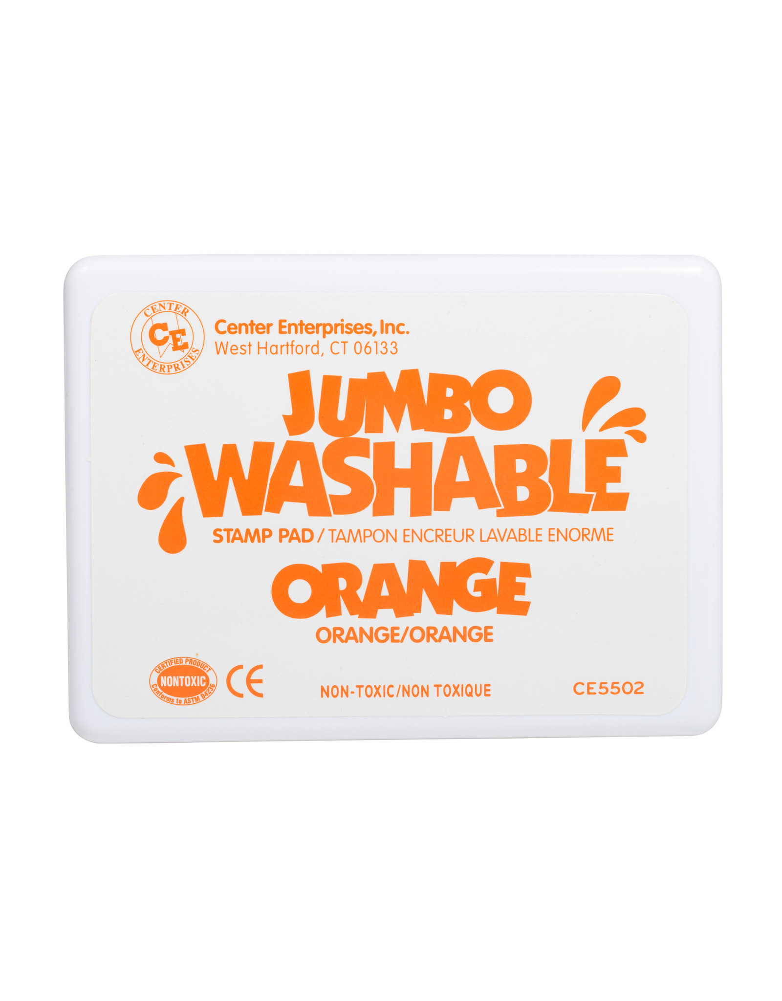 JUMBO STAMP PAD: WASHABLE ORANGE