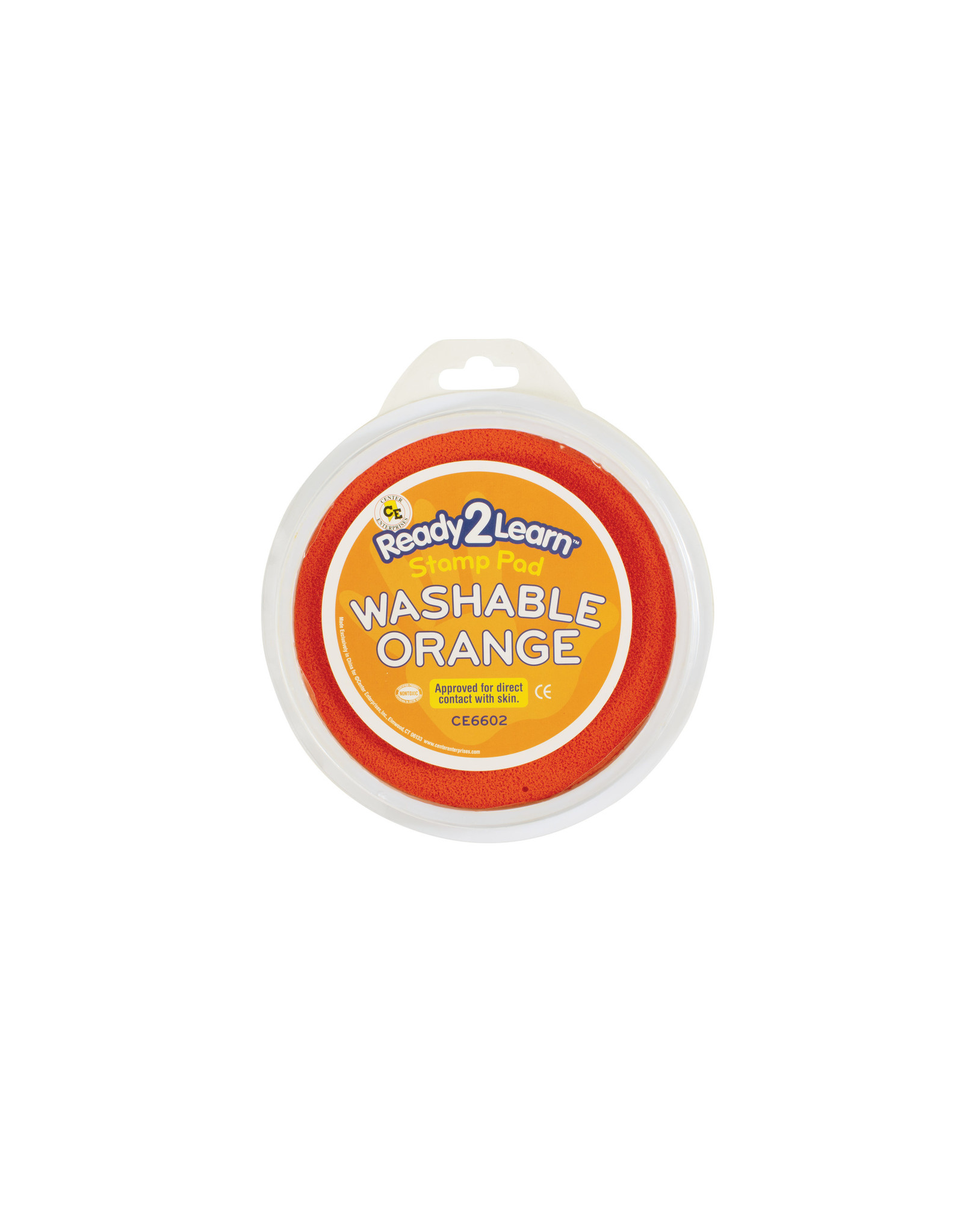 READY2LEARN LARGE ROUND STAMP PAD ORANGE