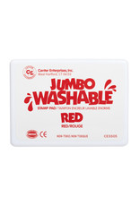 JUMBO STAMP PAD:  WASHABLE  RED