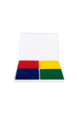 JUMBO STAMP PAD: WASHABLE 4 COLOR PRIMARY