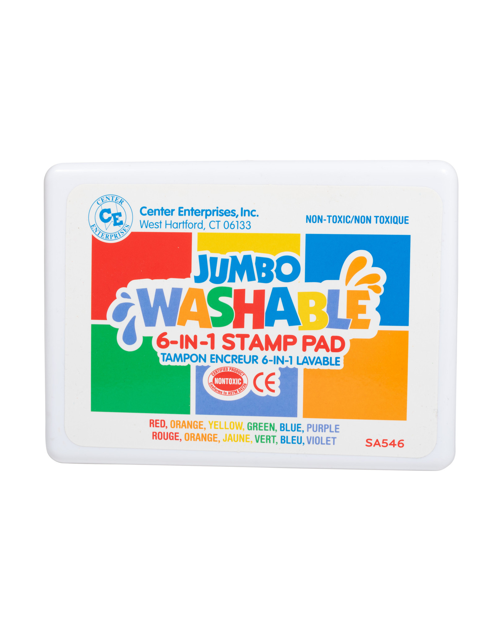 STAMP PAD: WASHABLE 6 COLOR