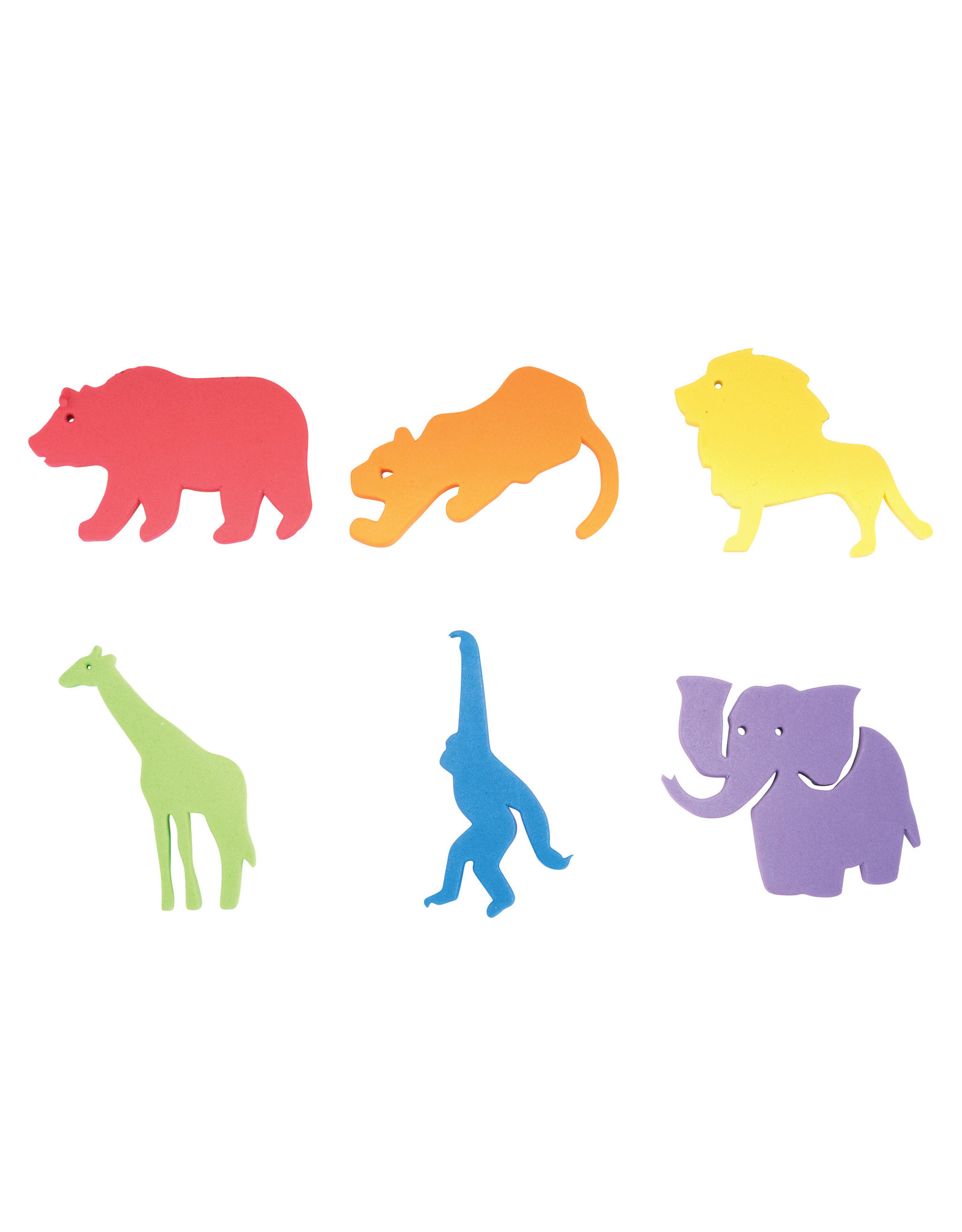 GIANT ANIMAL STAMPS 3"