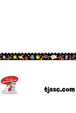 SCALLOPED  BORDERS SCHOOL THEME