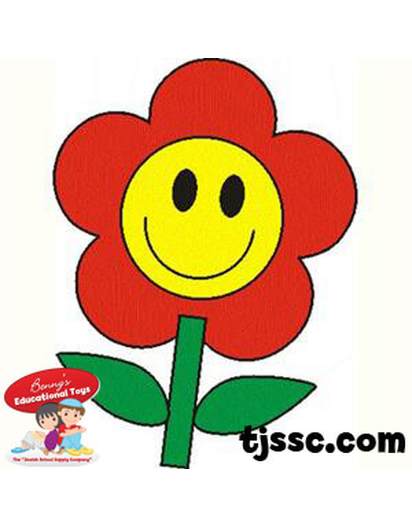 CUT-OUTS: SMILE FACE FLOWER 20PCS