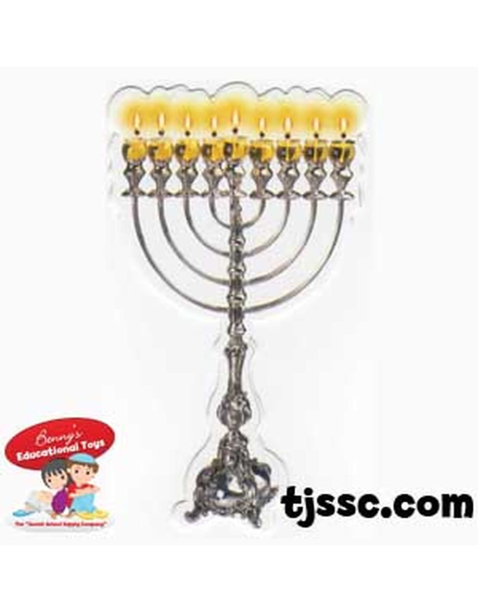 CUT-OUTS: LIT MENORAH