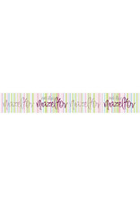 MAZEL TOV BANNER: STRIPES