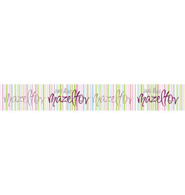 MAZEL TOV BANNER: STRIPES