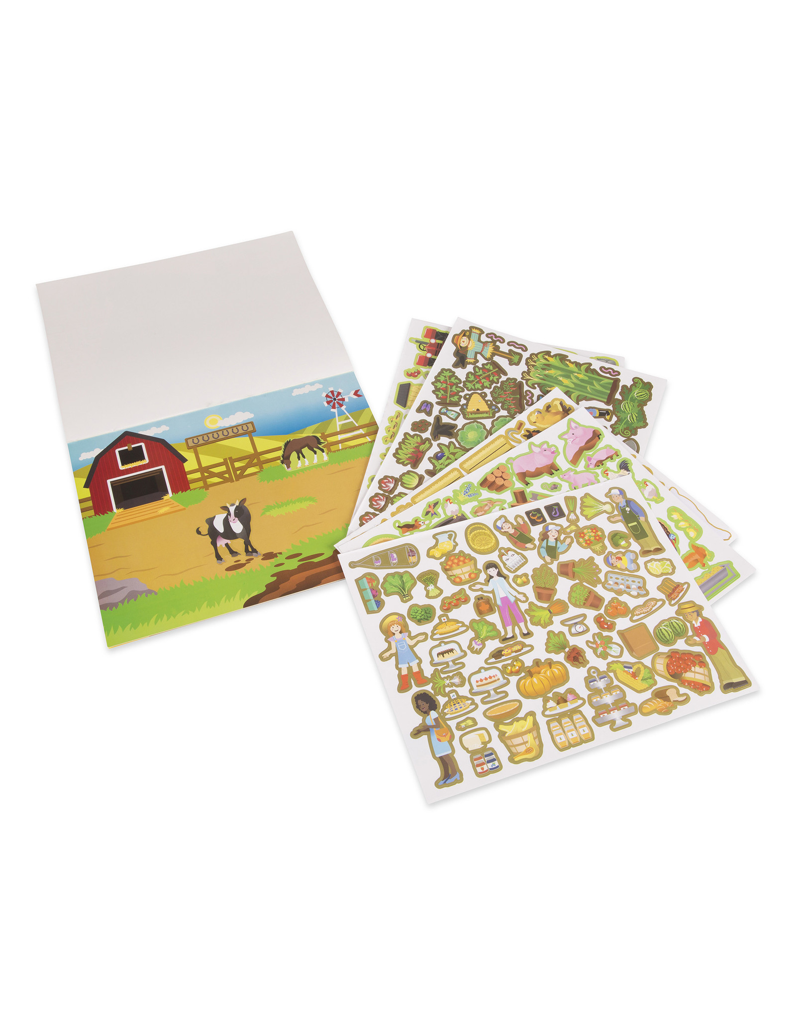 Melissa & Doug REUSABLE STICKER PAD: FARM