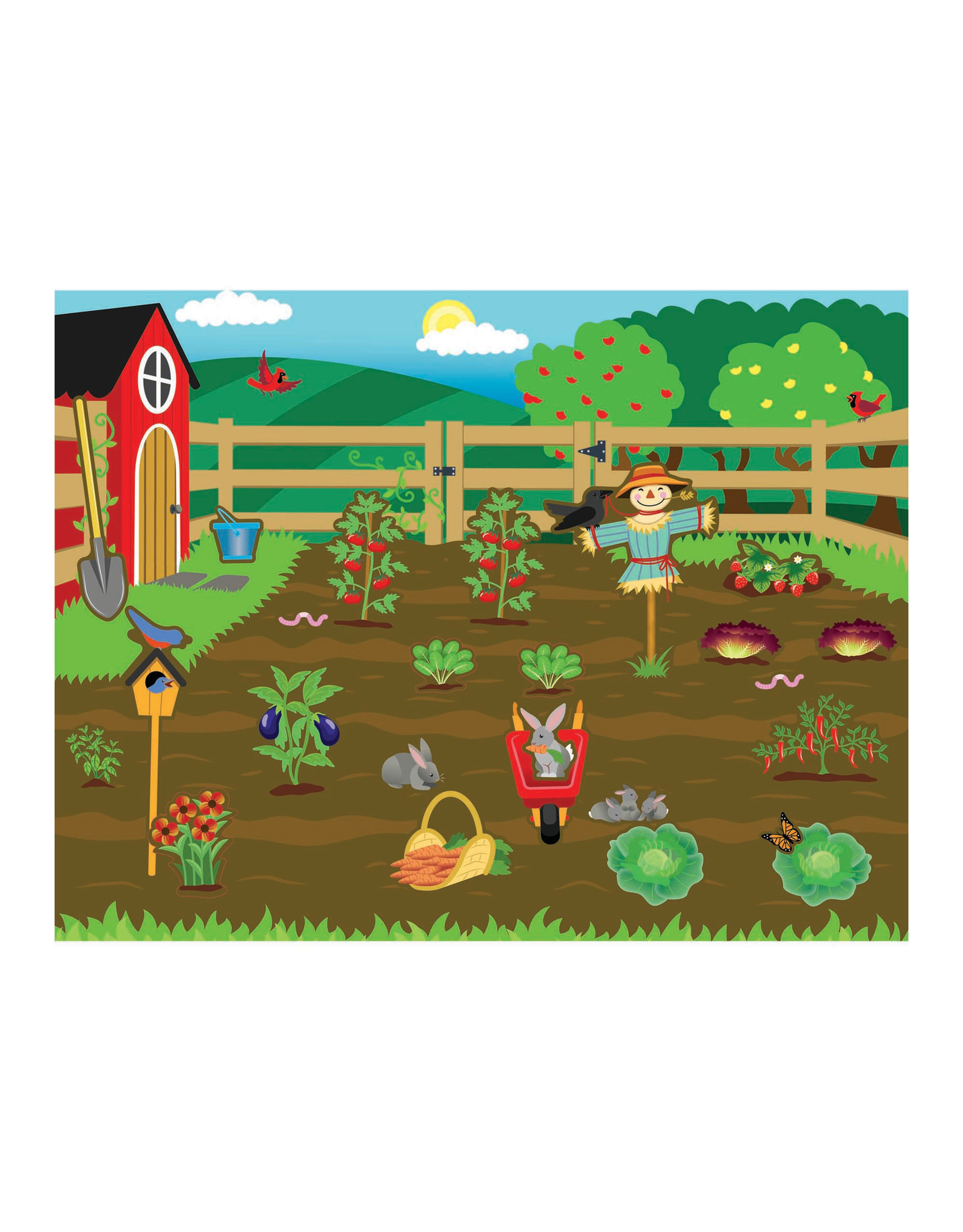 Melissa & Doug REUSABLE STICKER PAD: FARM