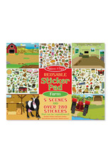 Melissa & Doug REUSABLE STICKER PAD: FARM