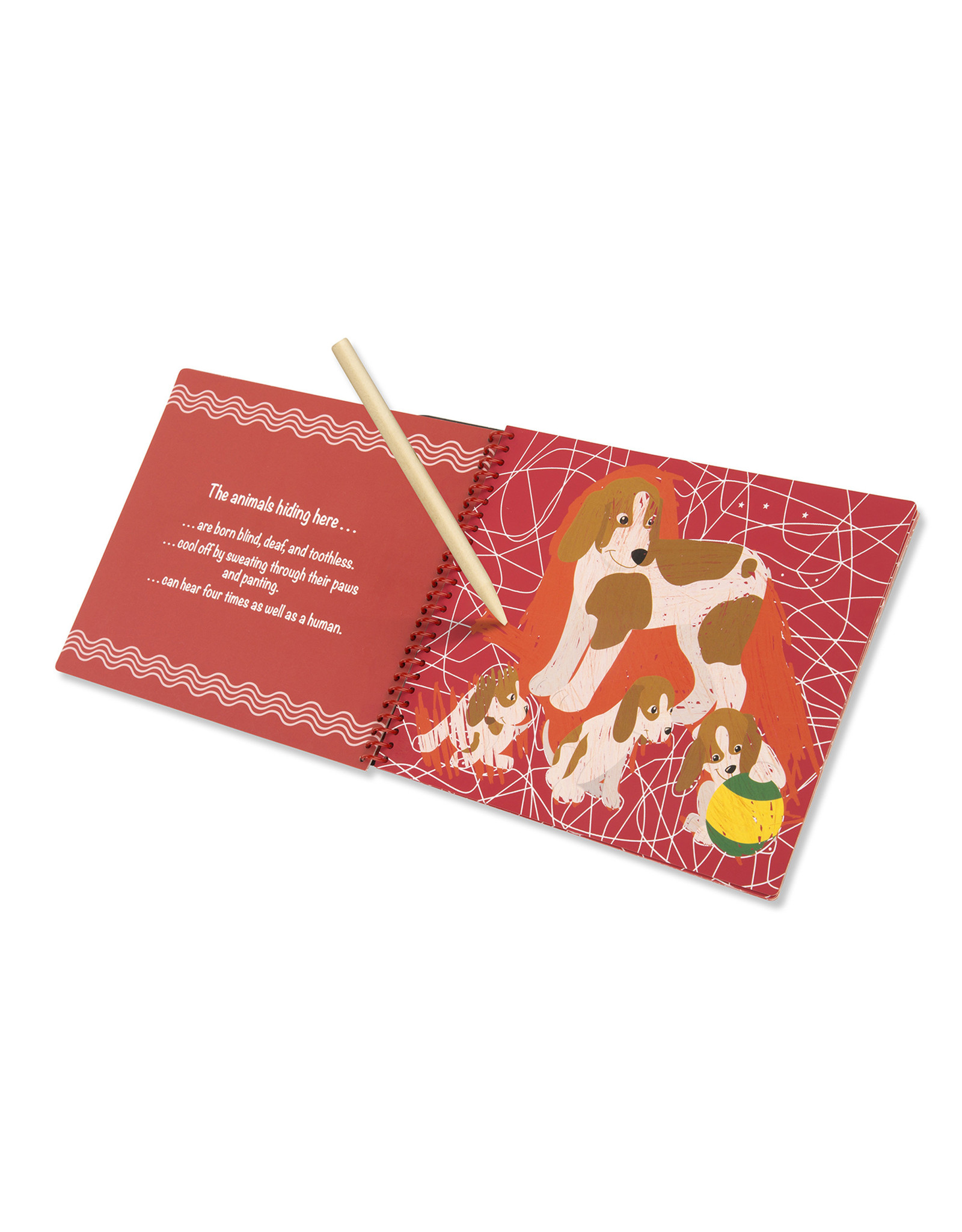 Melissa & Doug ON THE GO ANIMAL FAMILY PICTURE SCRATCH PAD