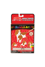 Melissa & Doug ON THE GO ANIMAL FAMILY PICTURE SCRATCH PAD