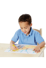 Melissa & Doug JUMBO COLORING BOOK: BLUE