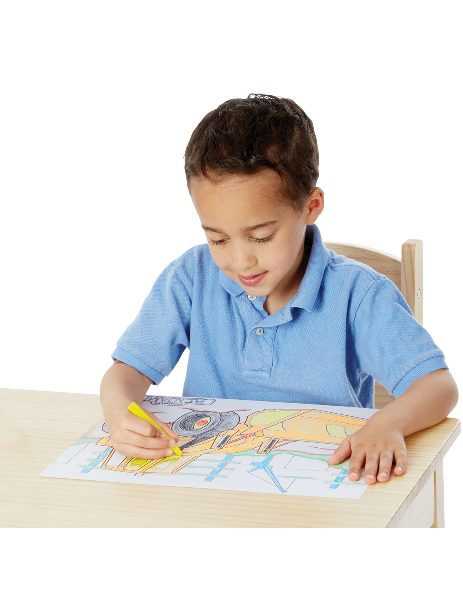 Melissa & Doug JUMBO COLORING BOOK: BLUE