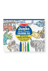 Melissa & Doug JUMBO COLORING BOOK: BLUE