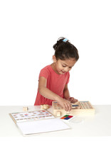 Melissa & Doug WOODEN ABC STAMP SET