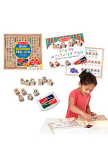 Melissa & Doug WOODEN ABC STAMP SET
