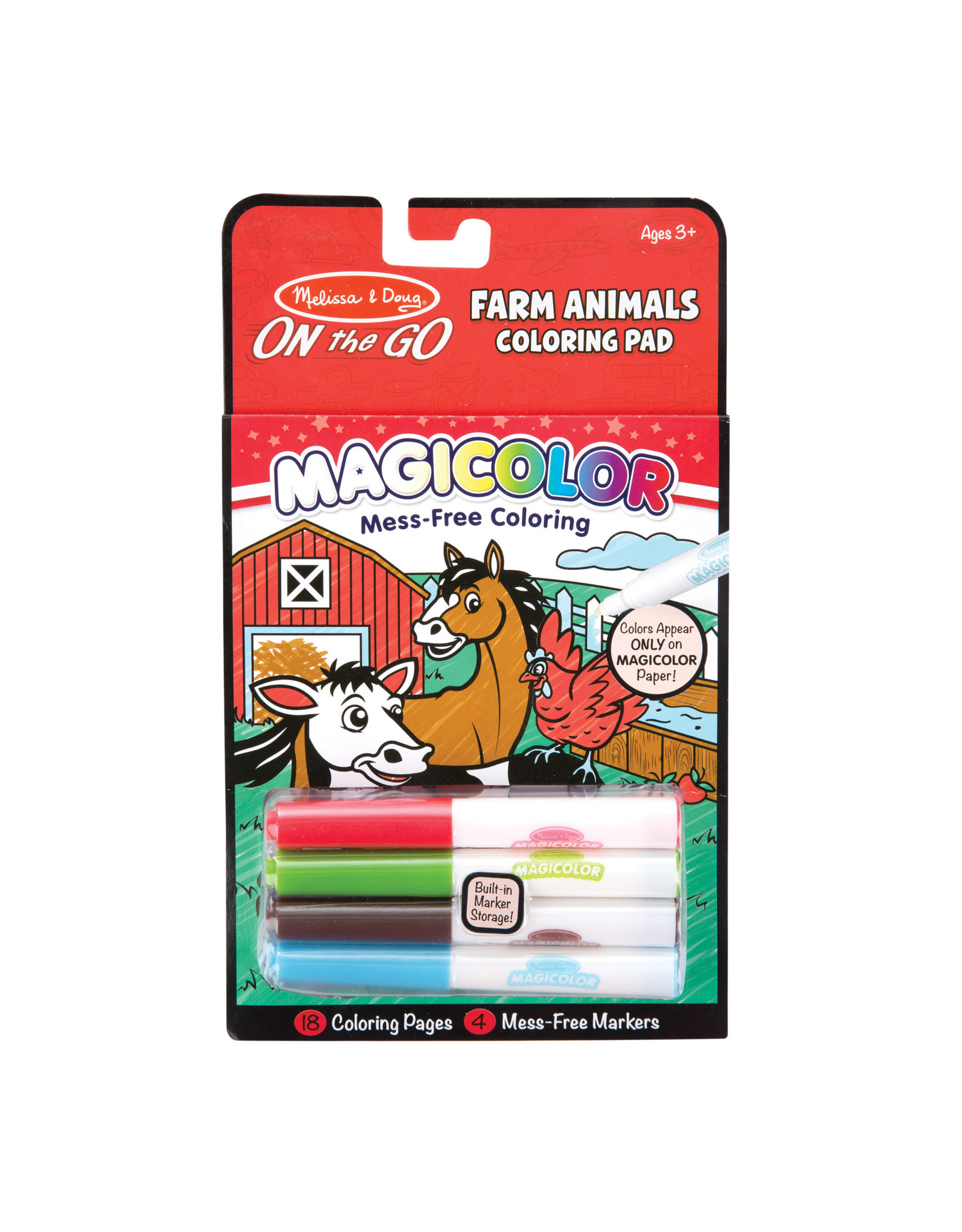 Melissa & Doug OTG MAGIC COLOR: FARM ANIMAL