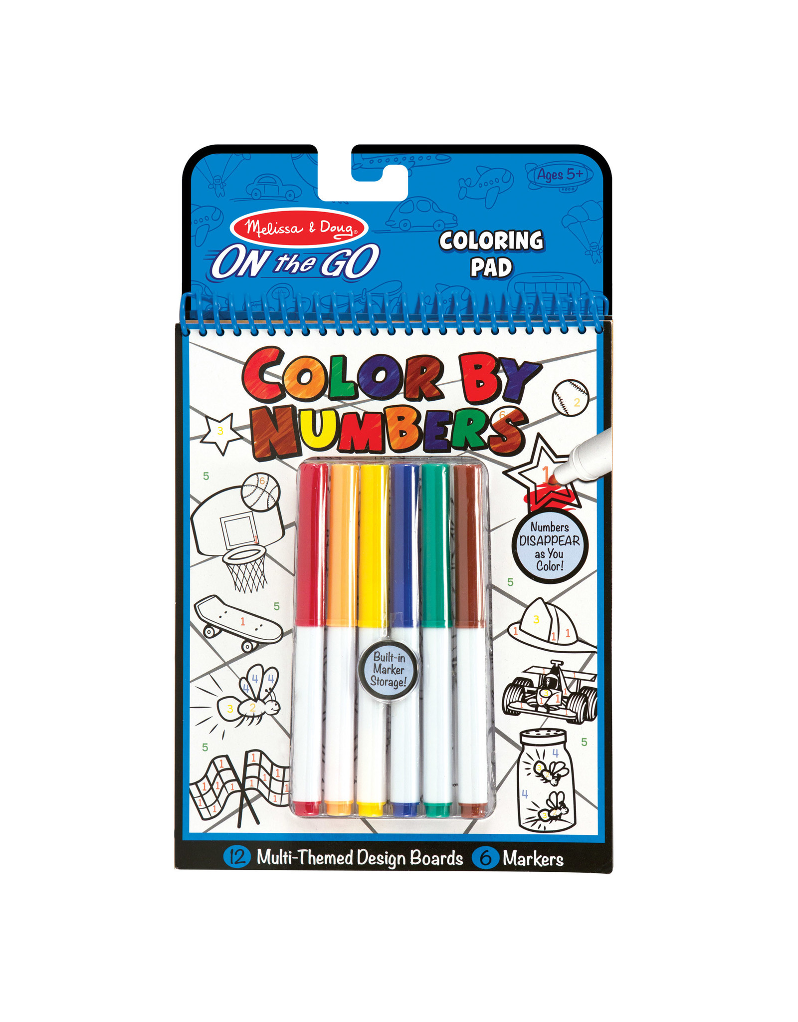 Melissa & Doug COLOR BY NUMBER: BLUE