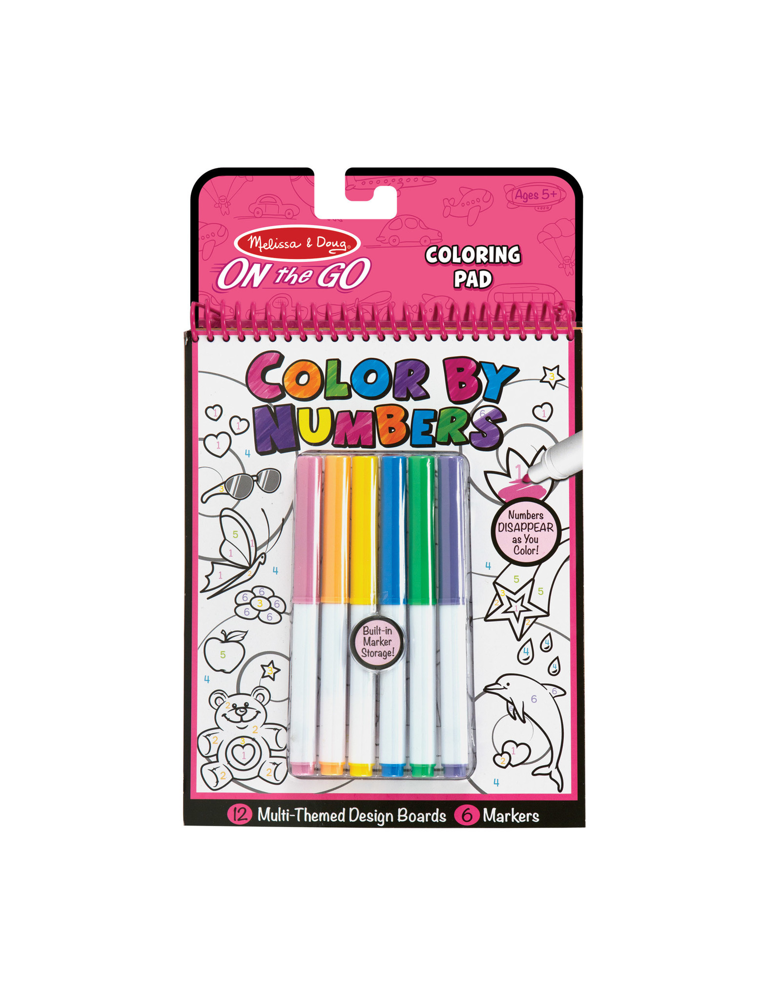 Melissa & Doug COLOR BY NUMBER: PINK