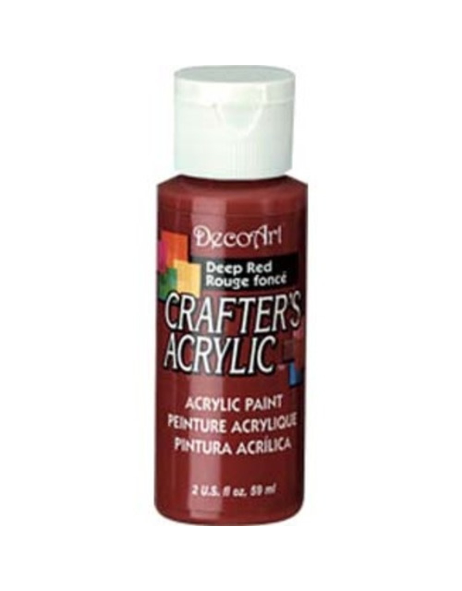 ACRYLIC PAINT: DEEP RED 2OZ