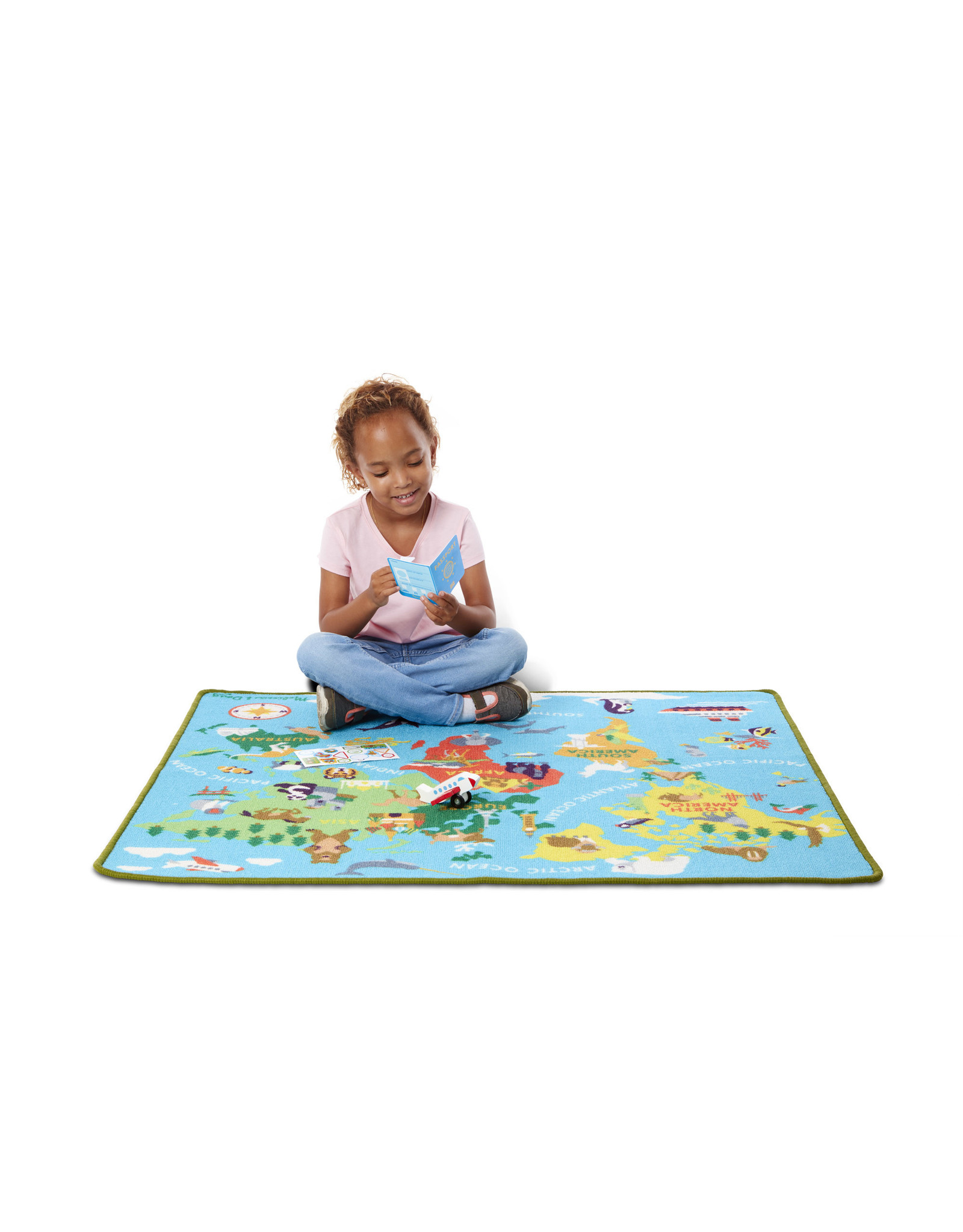 Melissa & Doug PLAY RUG: AROUND THE WORLD 39” x 36”