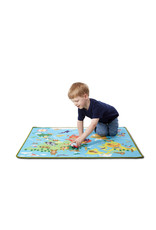 Melissa & Doug PLAY RUG: AROUND THE WORLD 39” x 36”