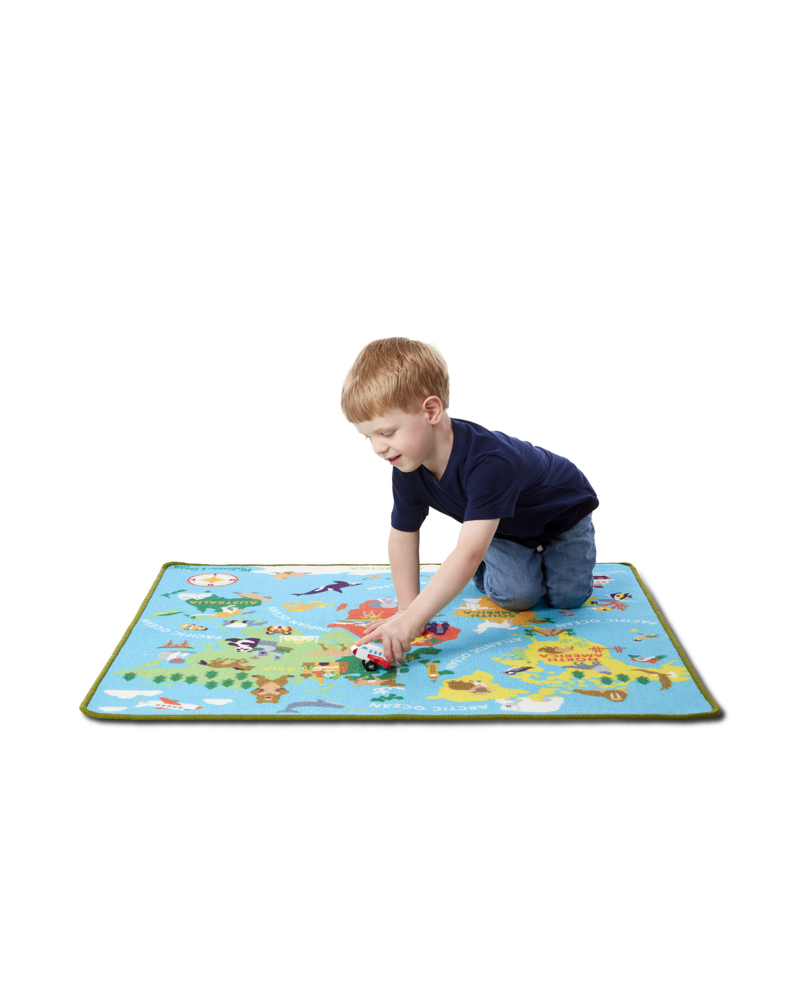 Melissa & Doug PLAY RUG: AROUND THE WORLD 39” x 36”