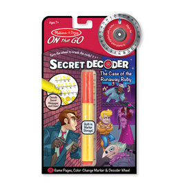 Melissa & Doug SECRET DECODER CASE OF THE RUNAWAY RUBY