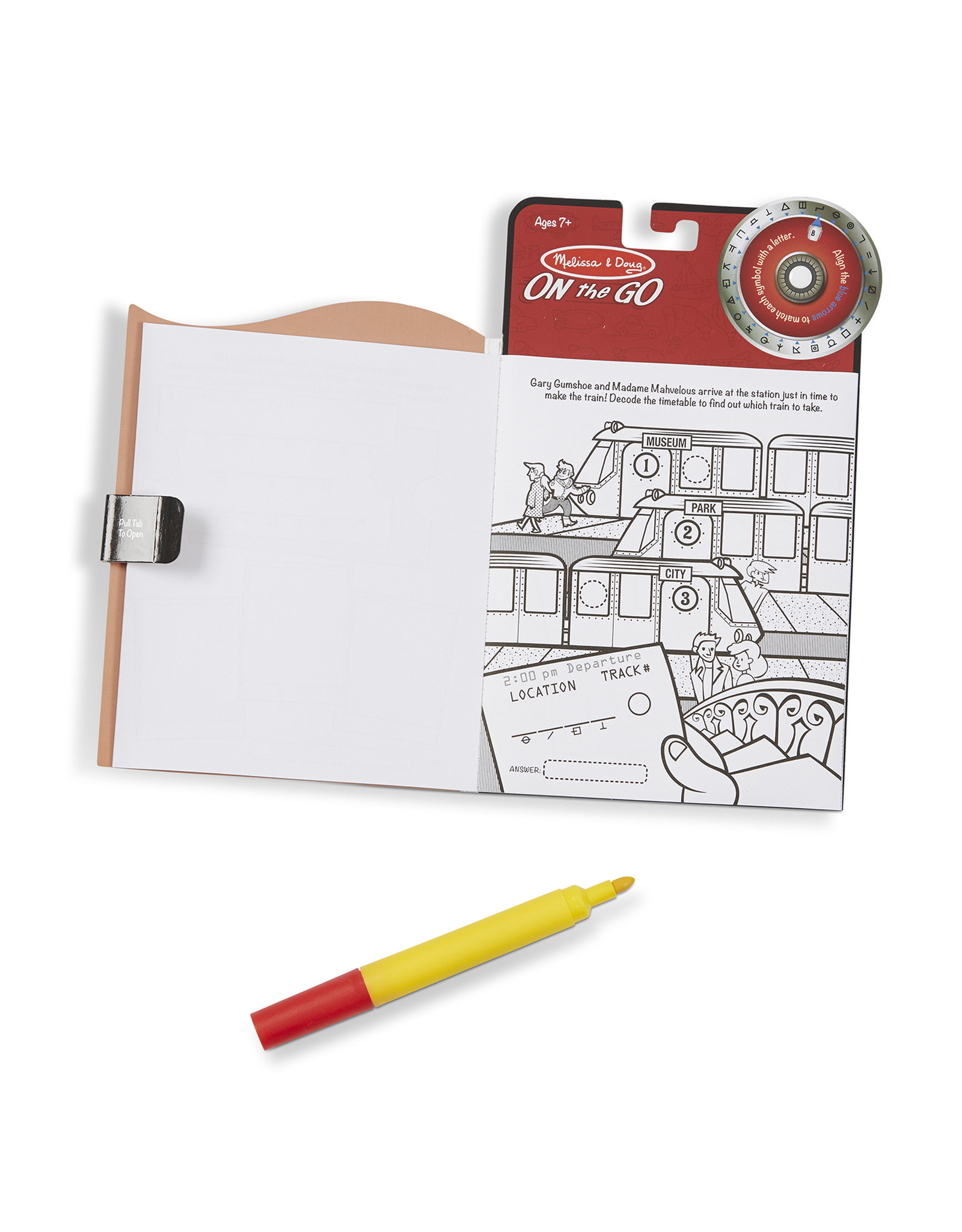 Melissa & Doug SECRET DECODER CASE OF THE RUNAWAY RUBY