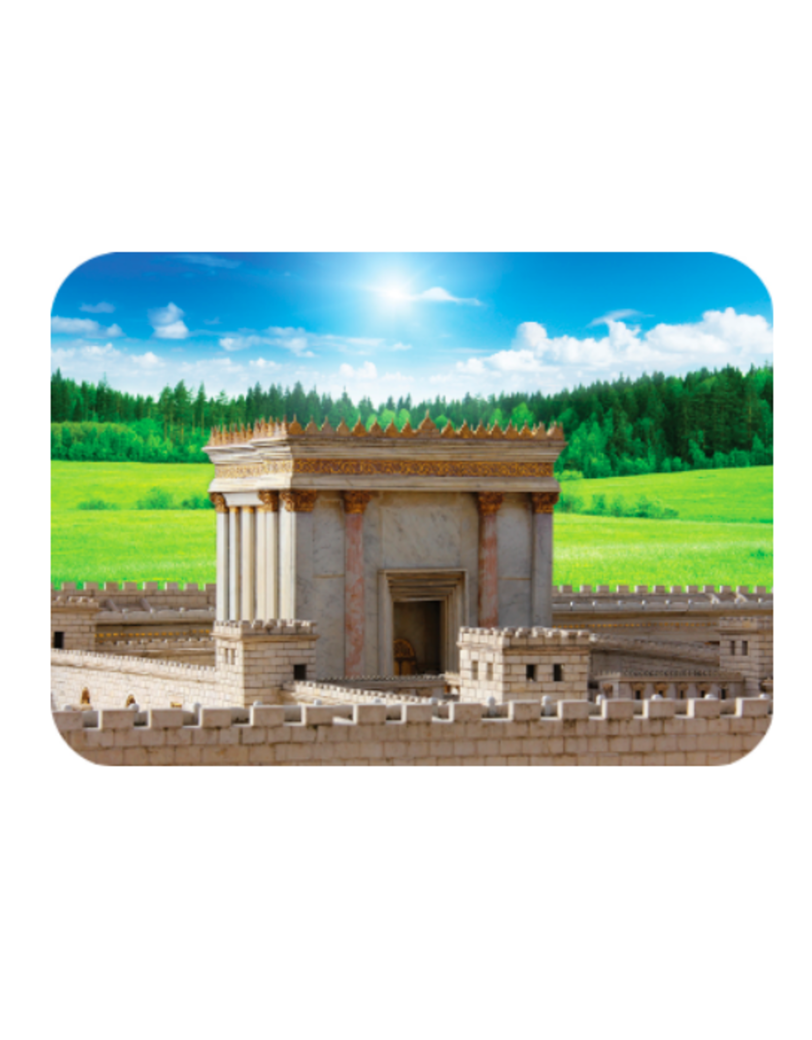 CUT OUT: YERUSHALAYIM 2 3/4" x 4" - 20 PACK