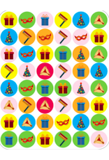 STICKERS: MINI PURIM DOT - 6 SHEETS