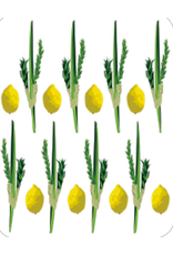 RANENU STICKERS: LULAV & ESROG SET - 6 SHEETS