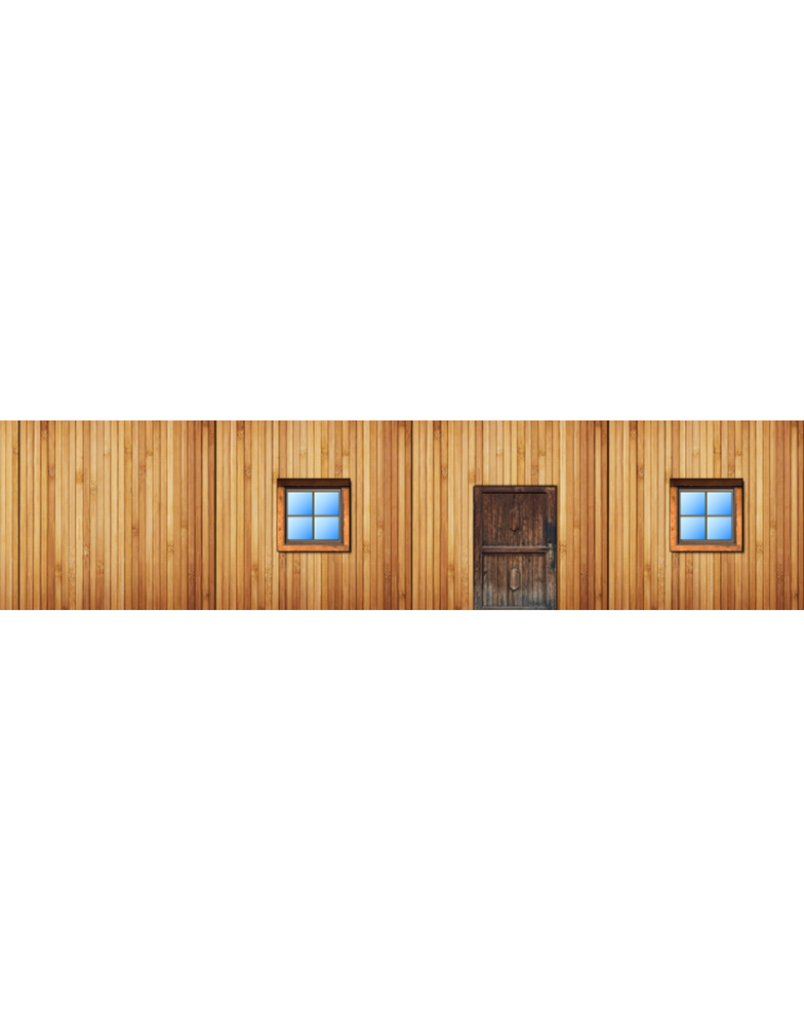 FOLD UP SUKKAH CUT OUT 5"x20" - 10 PACK