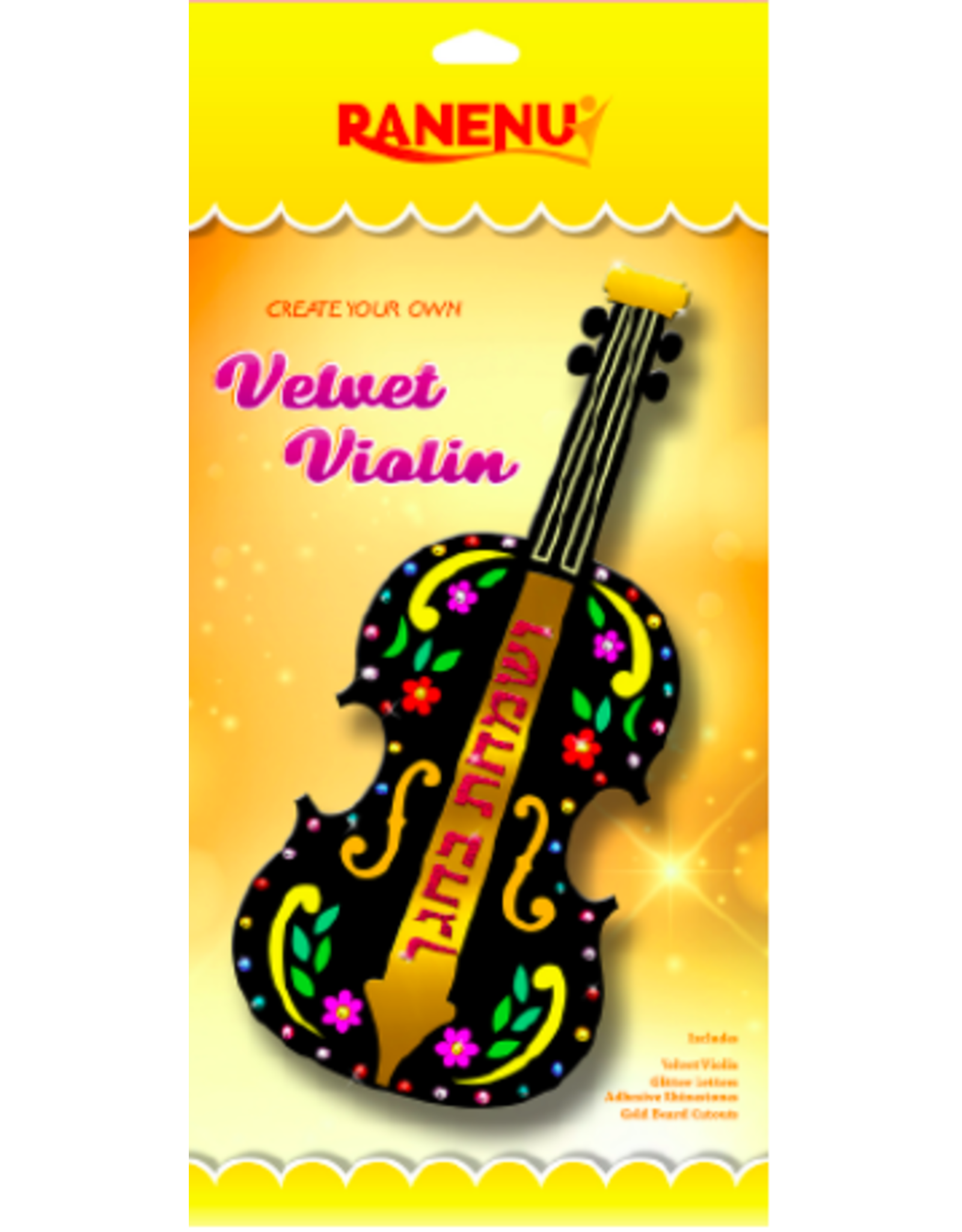 VELVET VIOLIN CRAFT 6"x15"