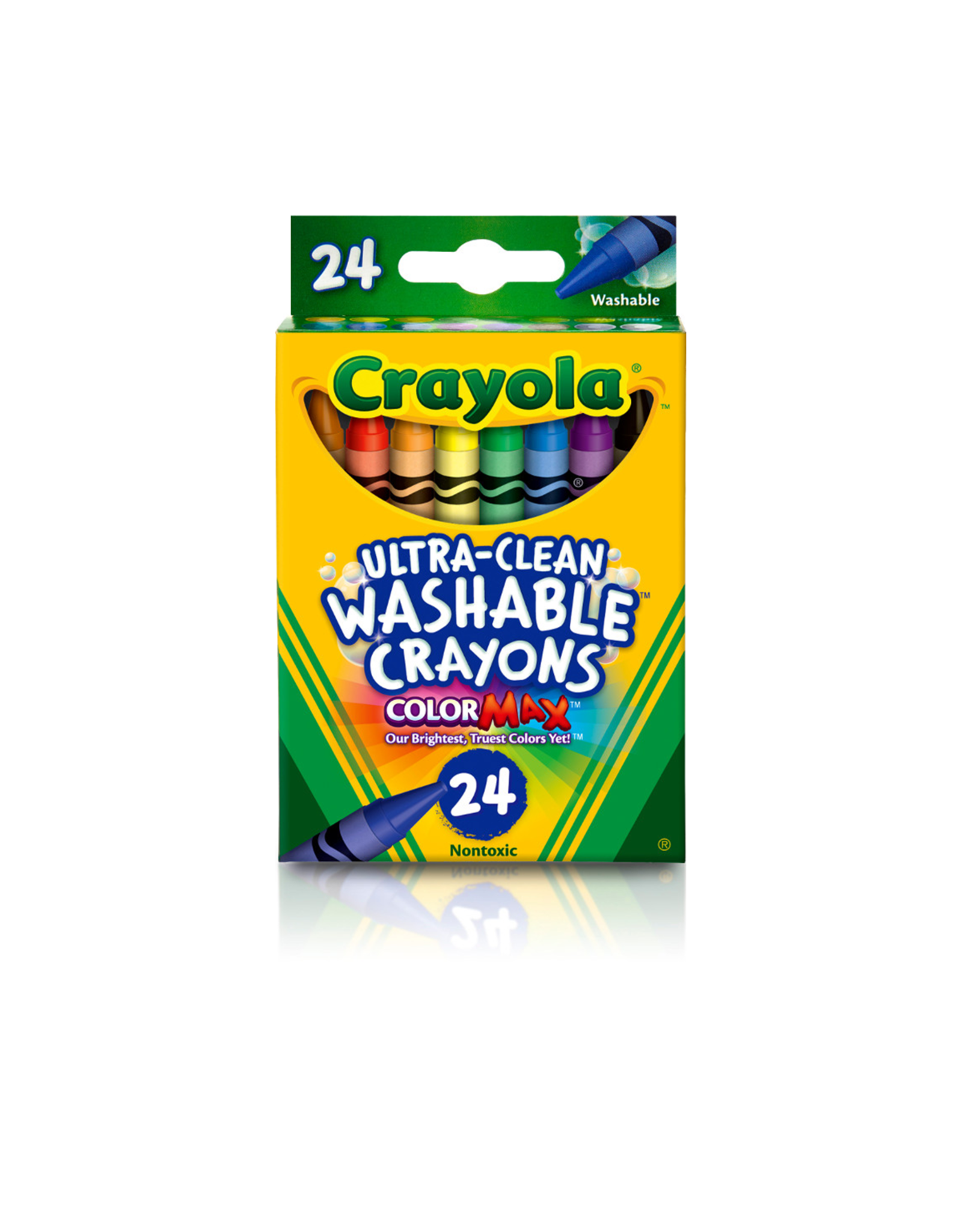 CRAYOLA  CRAYONS WASHABLE 24 PACK