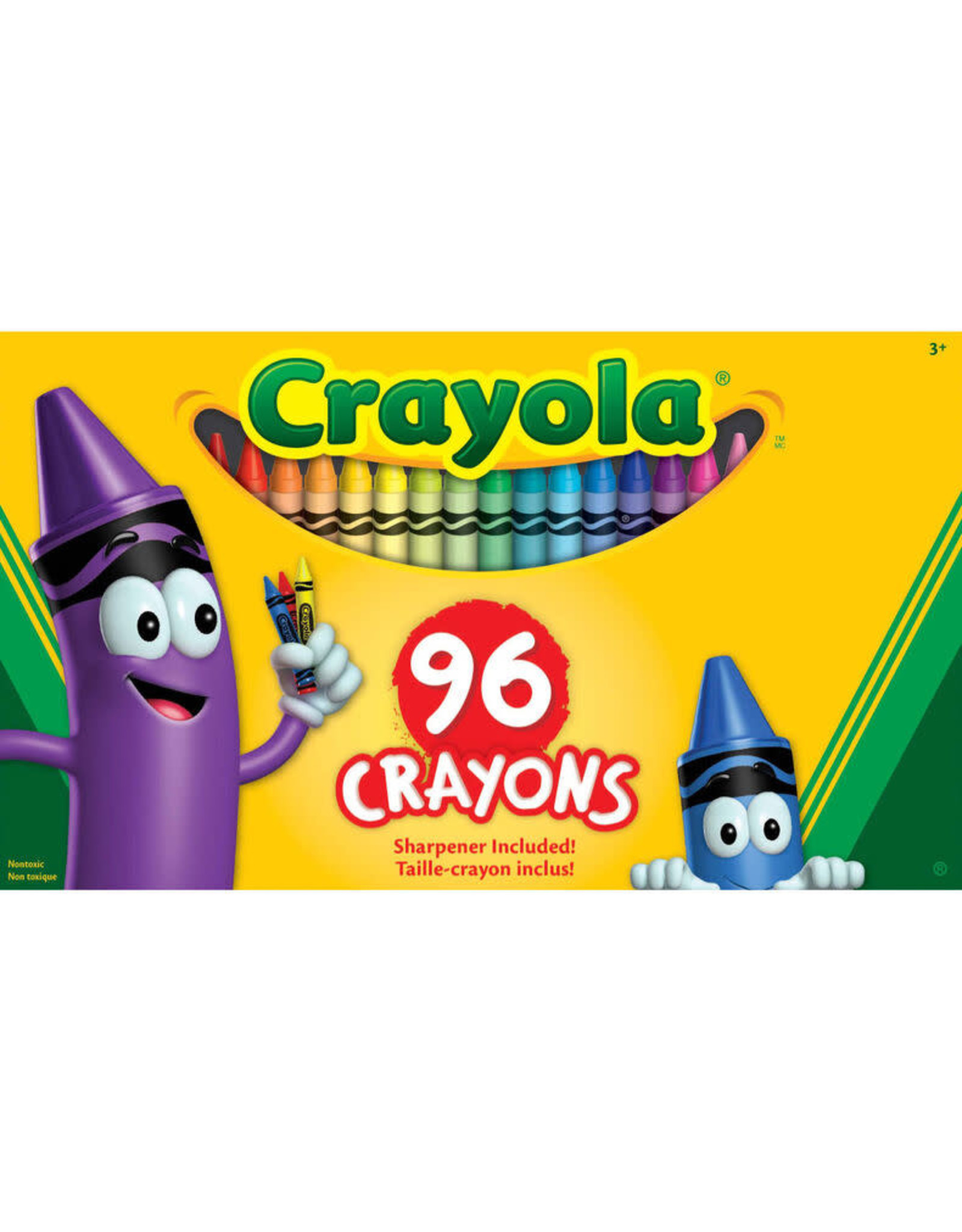 CRAYOLA   CRAYONS WITH SHARPENER - 96 PACK