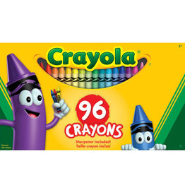 CRAYOLA   CRAYONS WITH SHARPENER - 96 PACK