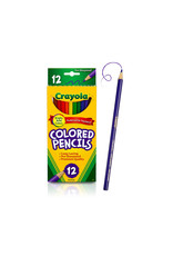 CRAYOLA PRE SHARPENED COLORED PENCILS 12 PACK