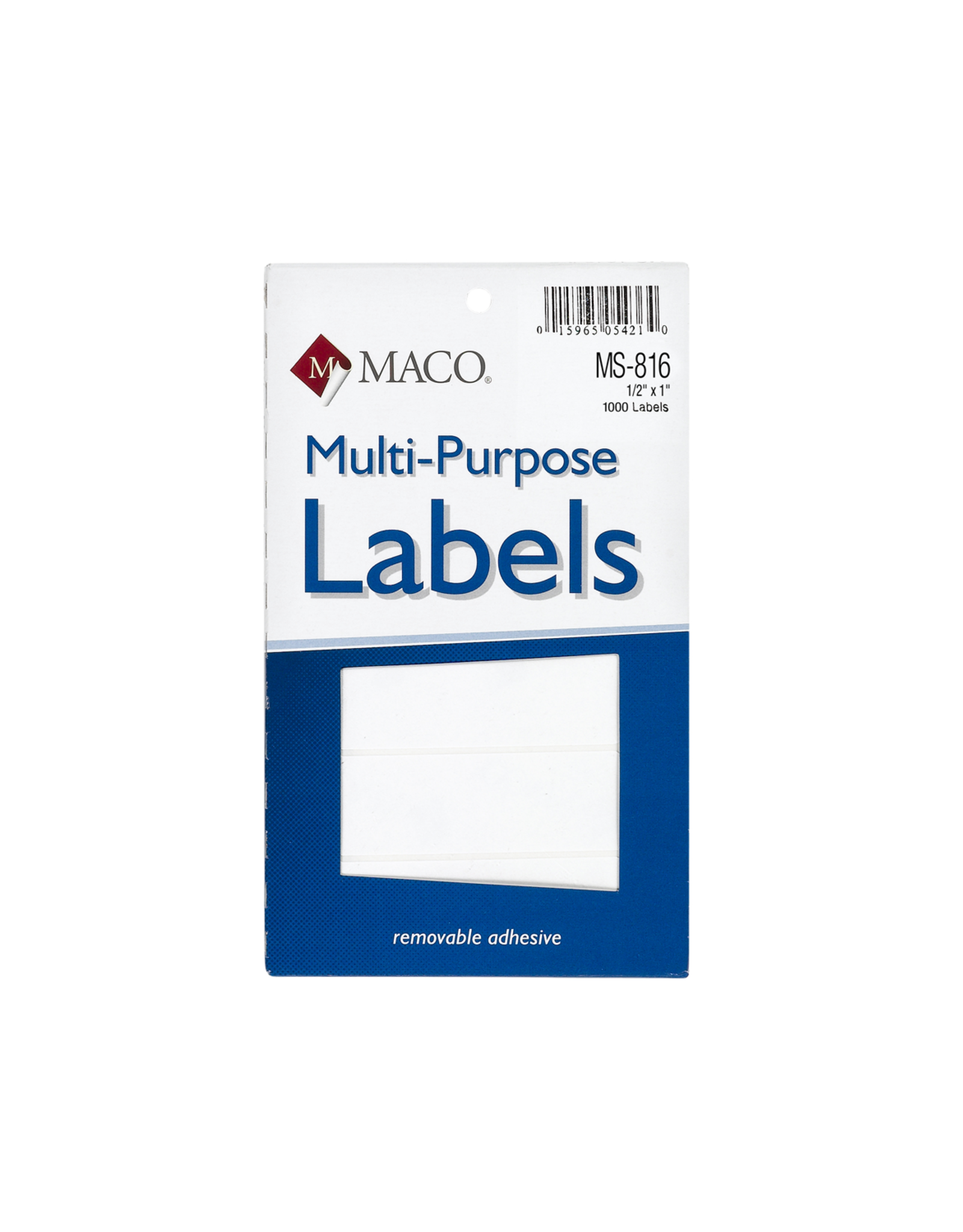 LABELS - ½" x 1" - WHITE