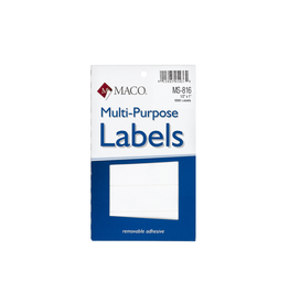 LABELS - ½" x 1" - WHITE