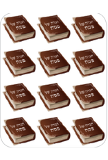 STICKER: HAGADAH SHEL PESACH - 12 PER SHEET- 6 SHEETS