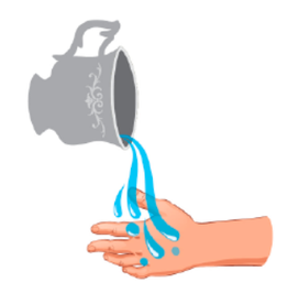 CUT OUT: NETILAS YADAIM 2 1/4”x2 1/4” - 20 PACK