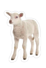 CUT OUT: LAMB - 2 3/4”x 2 1/4” - 20 PACK