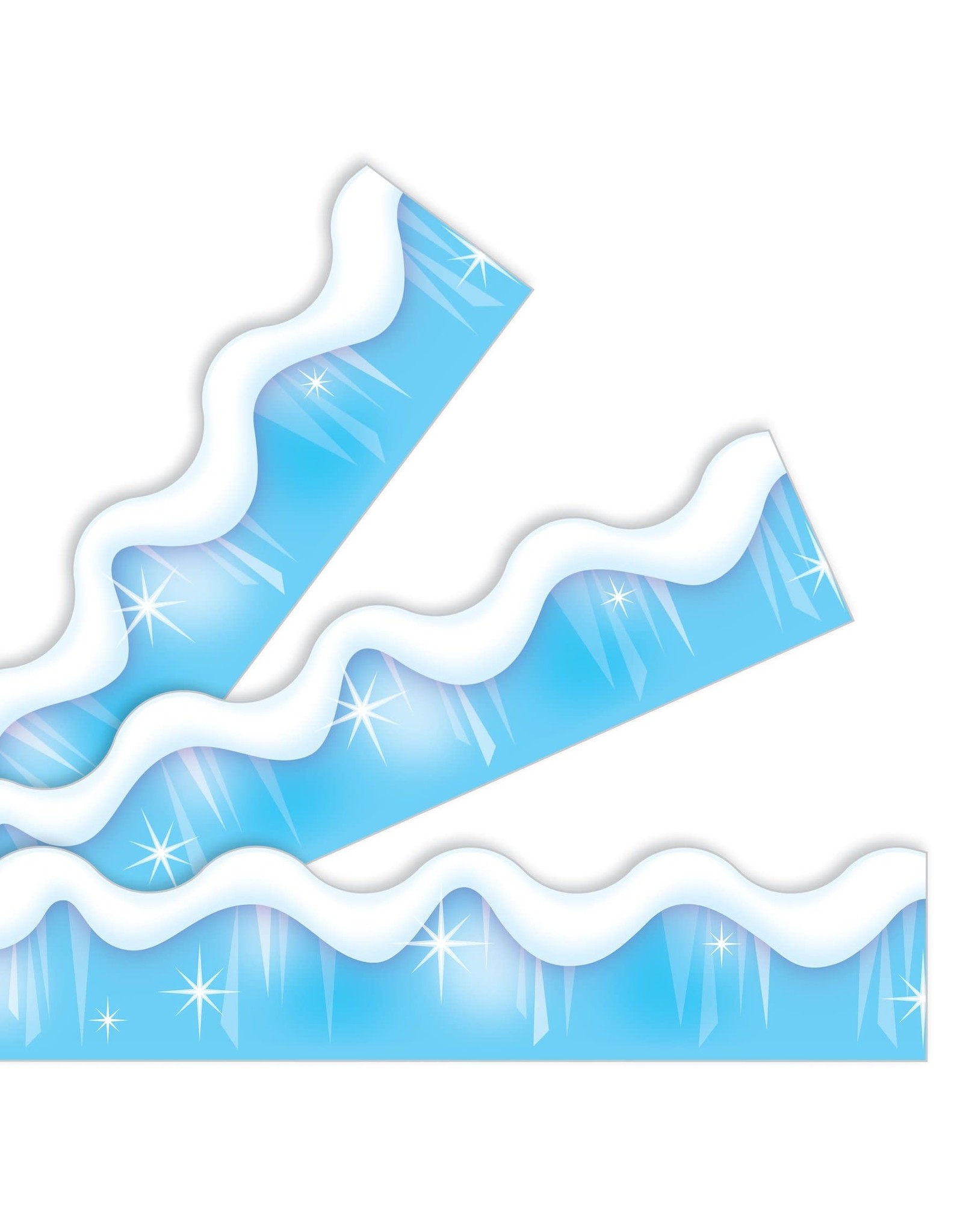 Trend Enterprises SCALLOPED  BORDERS 2¼", SNOW & ICE